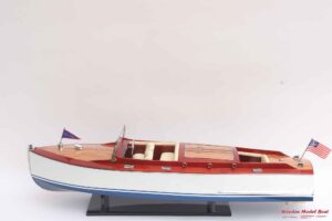 Chris Craft Runabout 1930 Speed Boat Model 9 Wooden Model Boat Handicraft