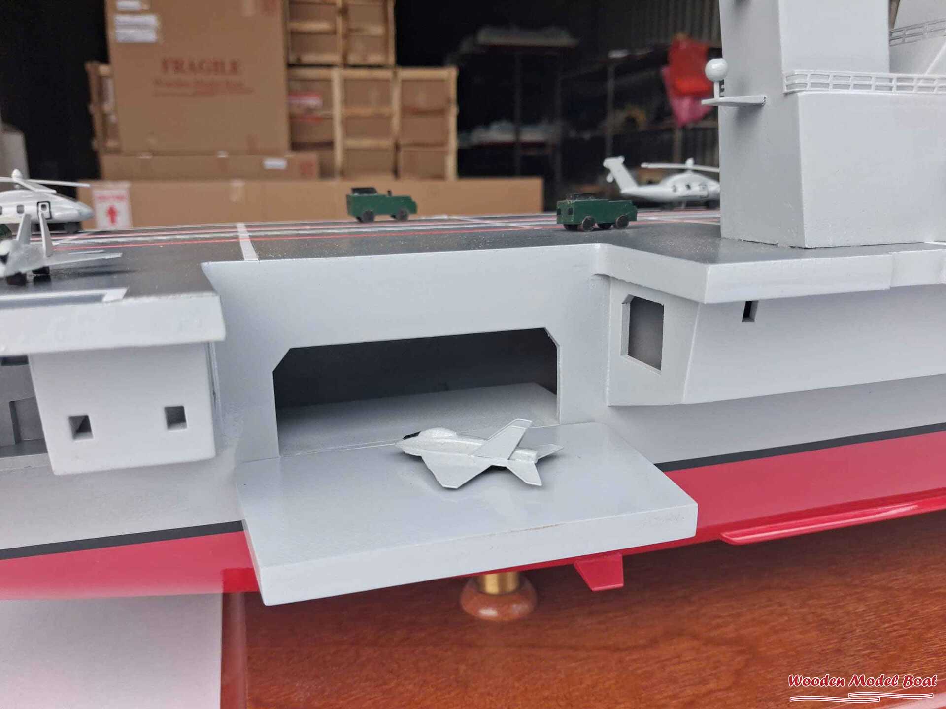 HMS Queen Elizabeth Aircraft Carrier Model Ship 39.3 (Option 2) (10) Wooden Model Boat Handicraft HMS Queen Elizabeth Aircraft Carrier Model Ship 39.3 Option 2 10 Wooden Model Boat Handicraft
