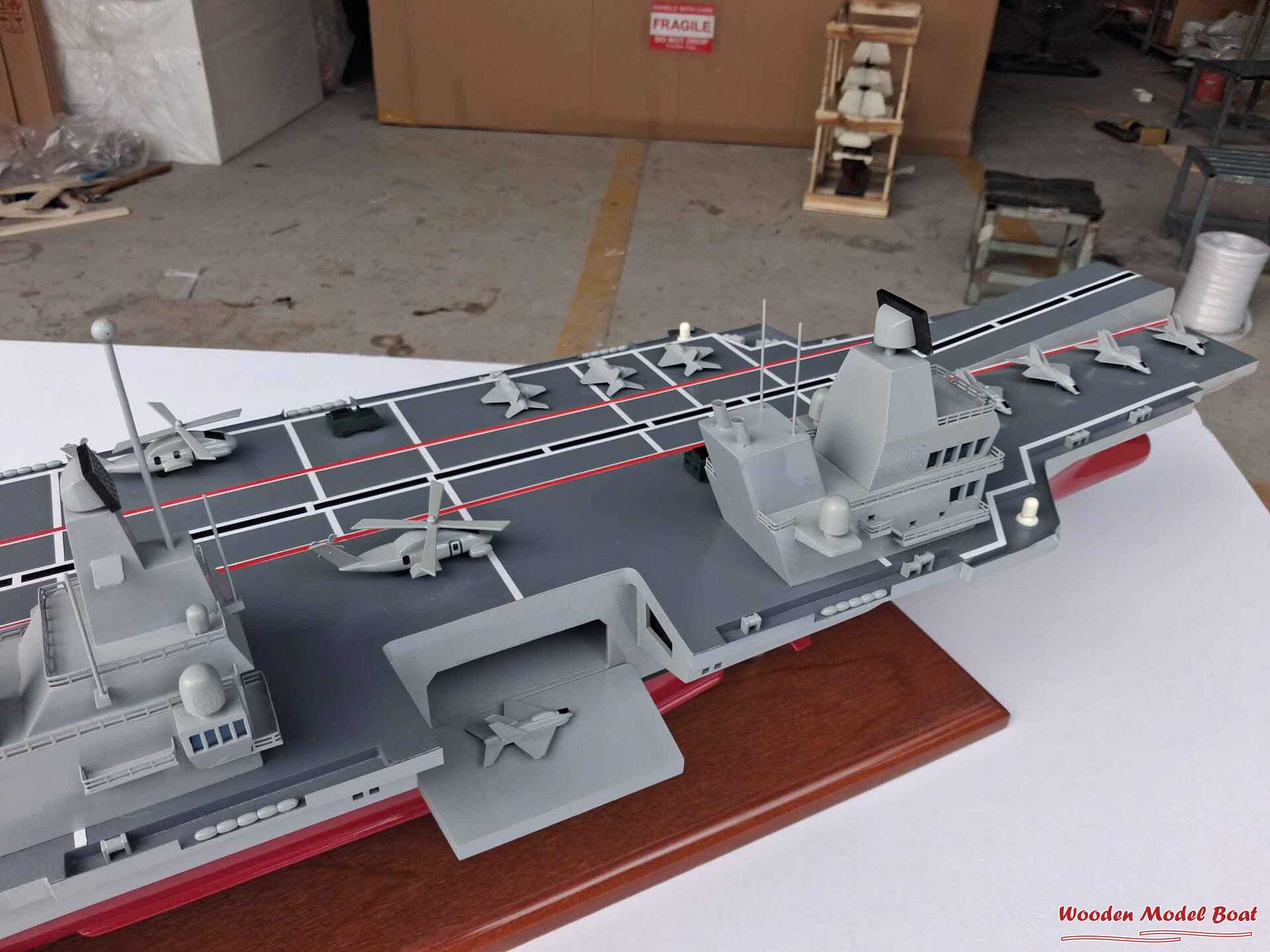 HMS Queen Elizabeth Aircraft Carrier Model Ship 39.3 (Option 2) (4) Wooden Model Boat Handicraft HMS Queen Elizabeth Aircraft Carrier Model Ship 39.3 Option 2 4 Wooden Model Boat Handicraft