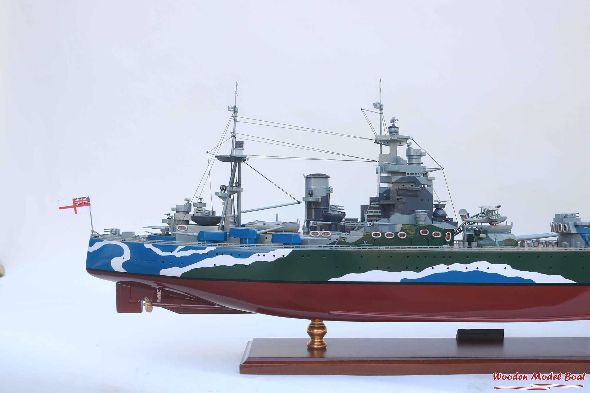 Hms Rodney Battleship Model (11) Wooden Model Boat Handicraft Hms Rodney Battleship Model 11 Wooden Model Boat Handicraft