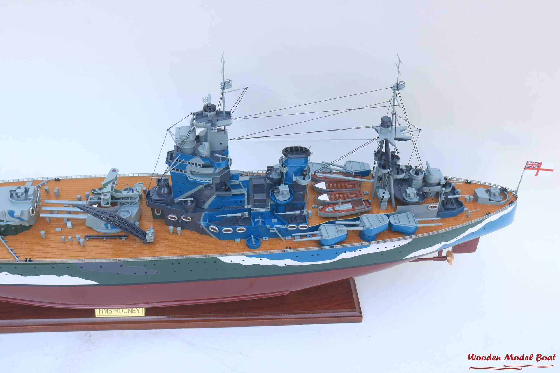 Hms Rodney Battleship Model (16) Wooden Model Boat Handicraft Hms Rodney Battleship Model 16 Wooden Model Boat Handicraft