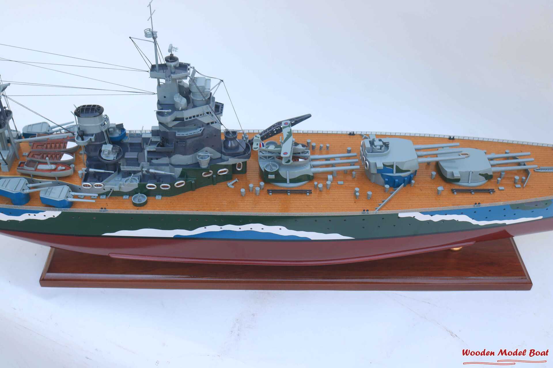 Hms Rodney Battleship Model (9) Wooden Model Boat Handicraft Hms Rodney Battleship Model 9 Wooden Model Boat Handicraft 1