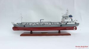 Kamui Maru Oil Tanker Ship Model 11 WOODEN MODEL BOAT HANDICRAFT