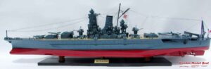 Musashi Battleship Model 11 WOODEN MODEL BOAT HANDICRAFT