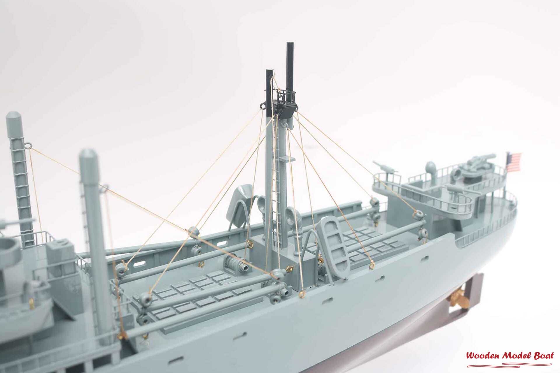 SS Lane Victory Warship Model (3) Wooden Model Boat Handicraft