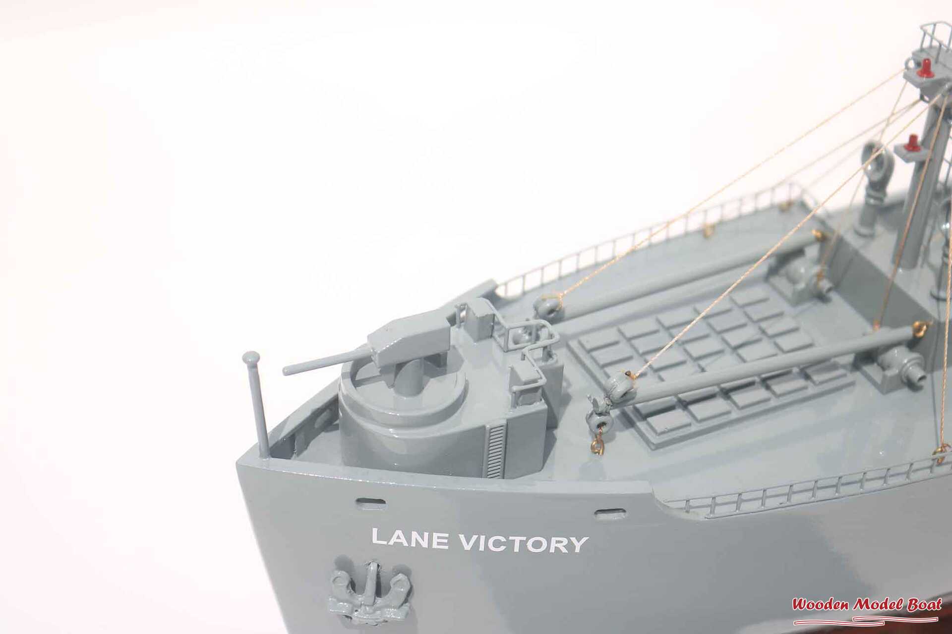 SS Lane Victory Warship Model (7) Wooden Model Boat Handicraft