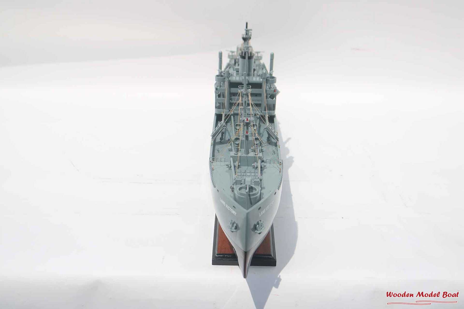 SS Lane Victory Warship Model (9) Wooden Model Boat Handicraft