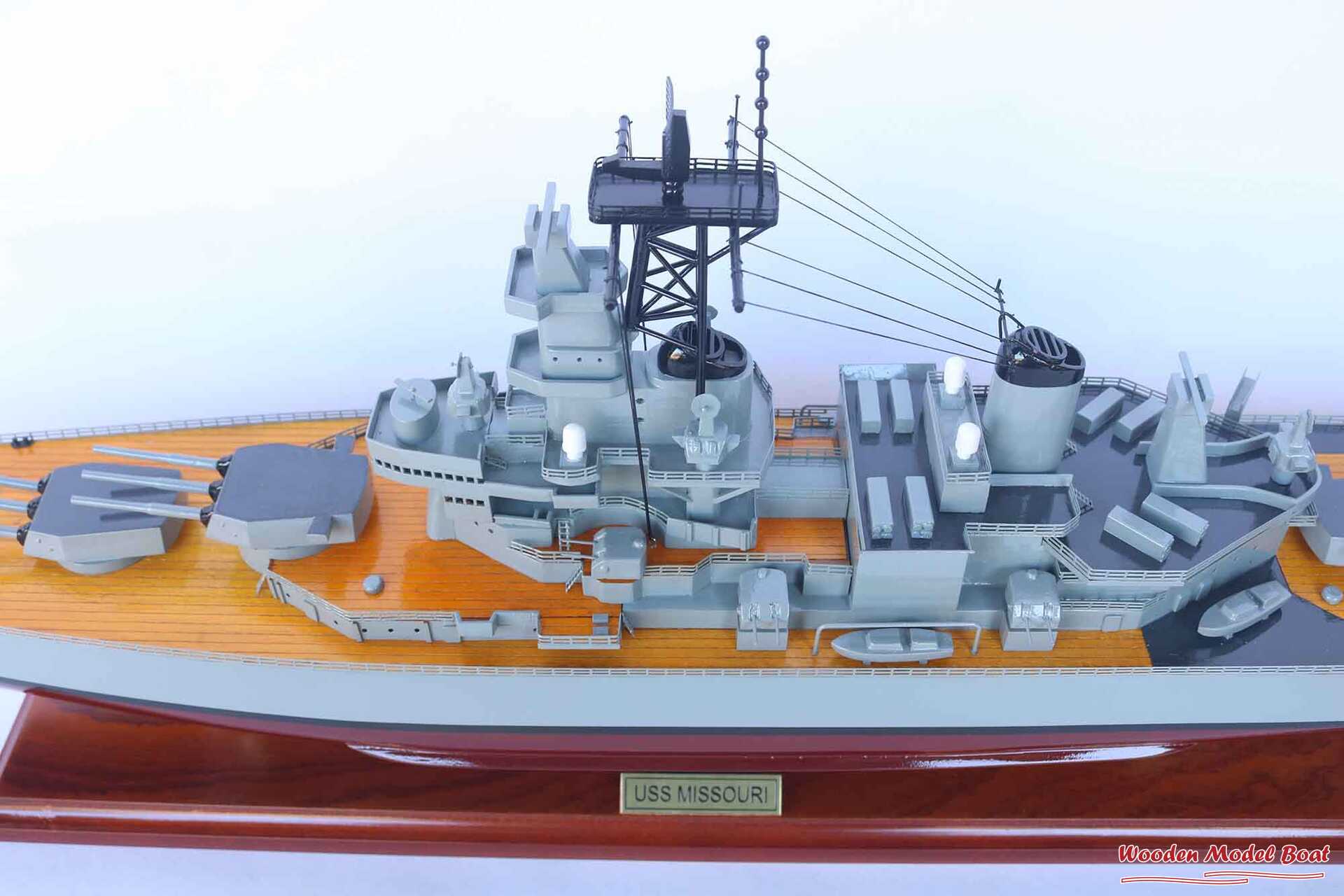 Uss Missouri Bb-63 Battleship Model (6) Wooden Model Boat Handicraft