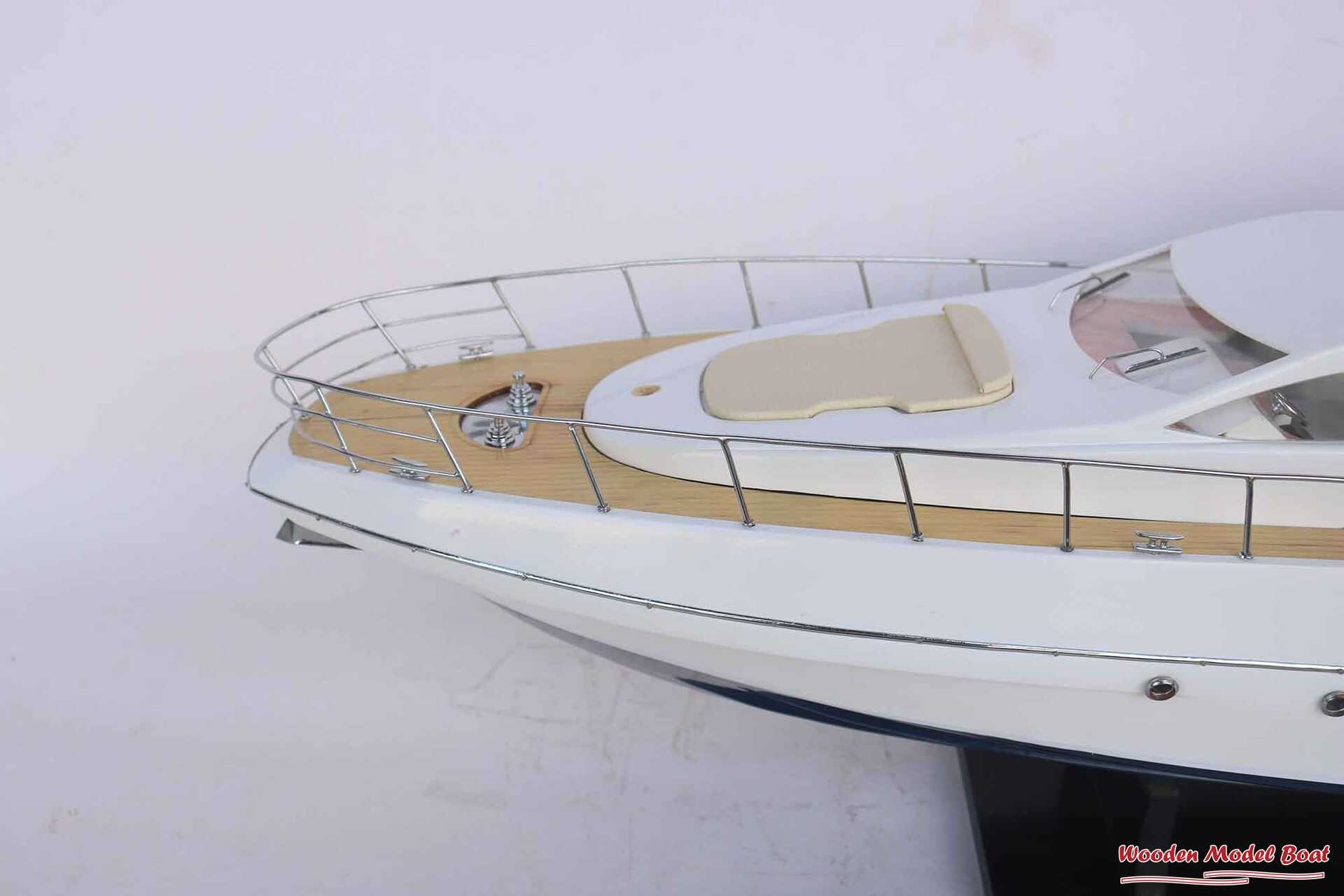 Azimut 70 RC Motor Yatch Model (11) Wooden Model Boat Handicraft