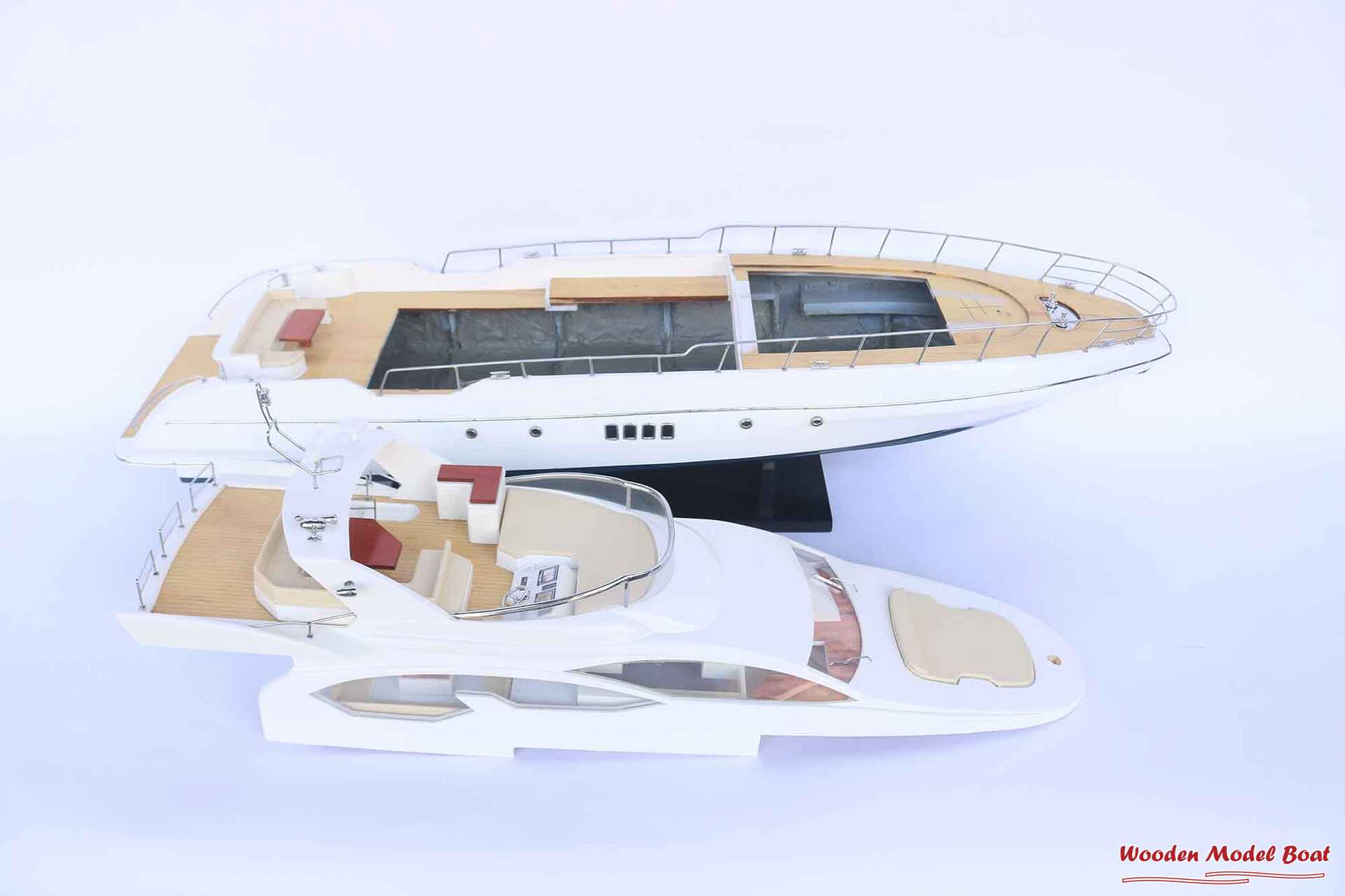 Azimut 70 RC Motor Yatch Model (3) Wooden Model Boat Handicraft