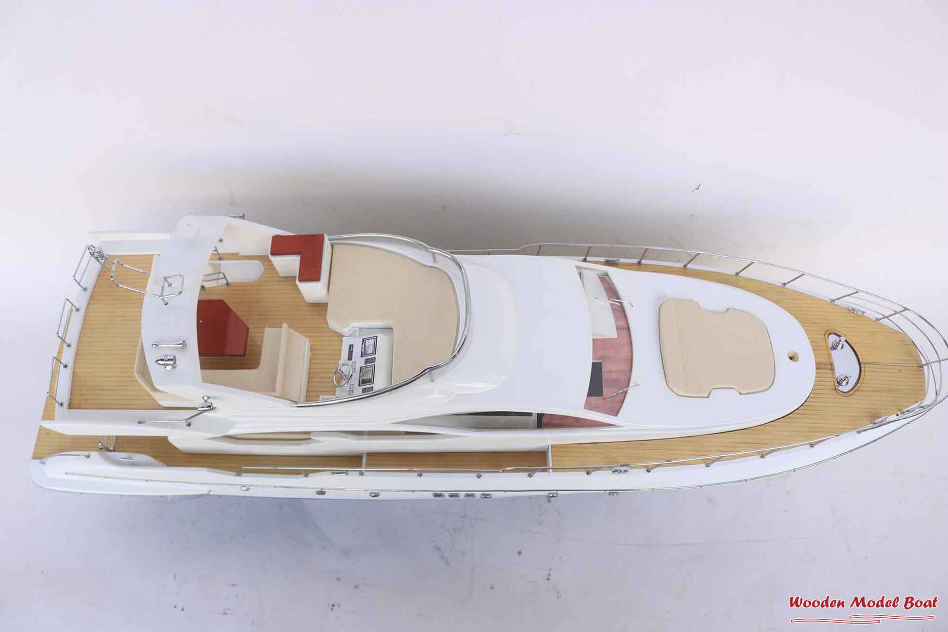 Azimut 70 RC Motor Yatch Model (5) Wooden Model Boat Handicraft