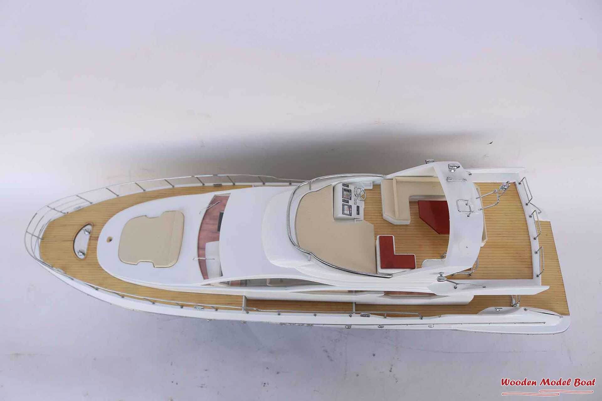 Azimut 70 RC Motor Yatch Model (8) Wooden Model Boat Handicraft