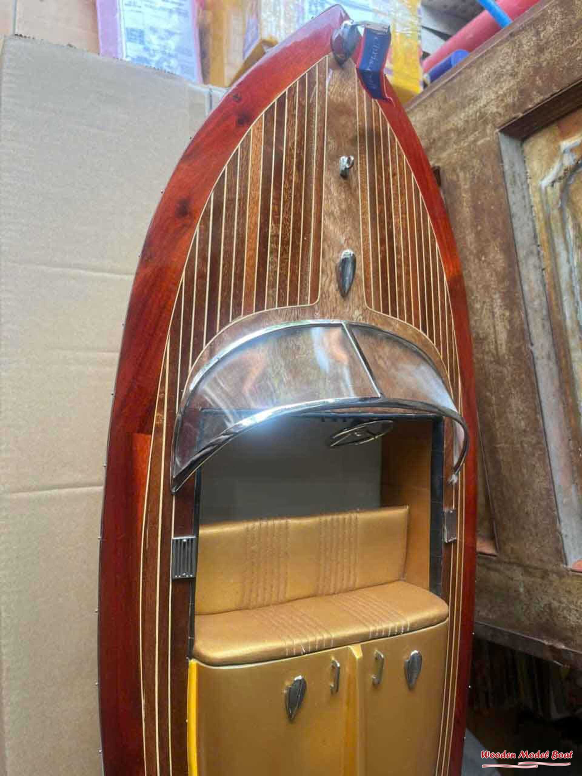 Chris Craft Cobra 1955 Speed Boat Model (3) Wooden Model Boat Handicraft
