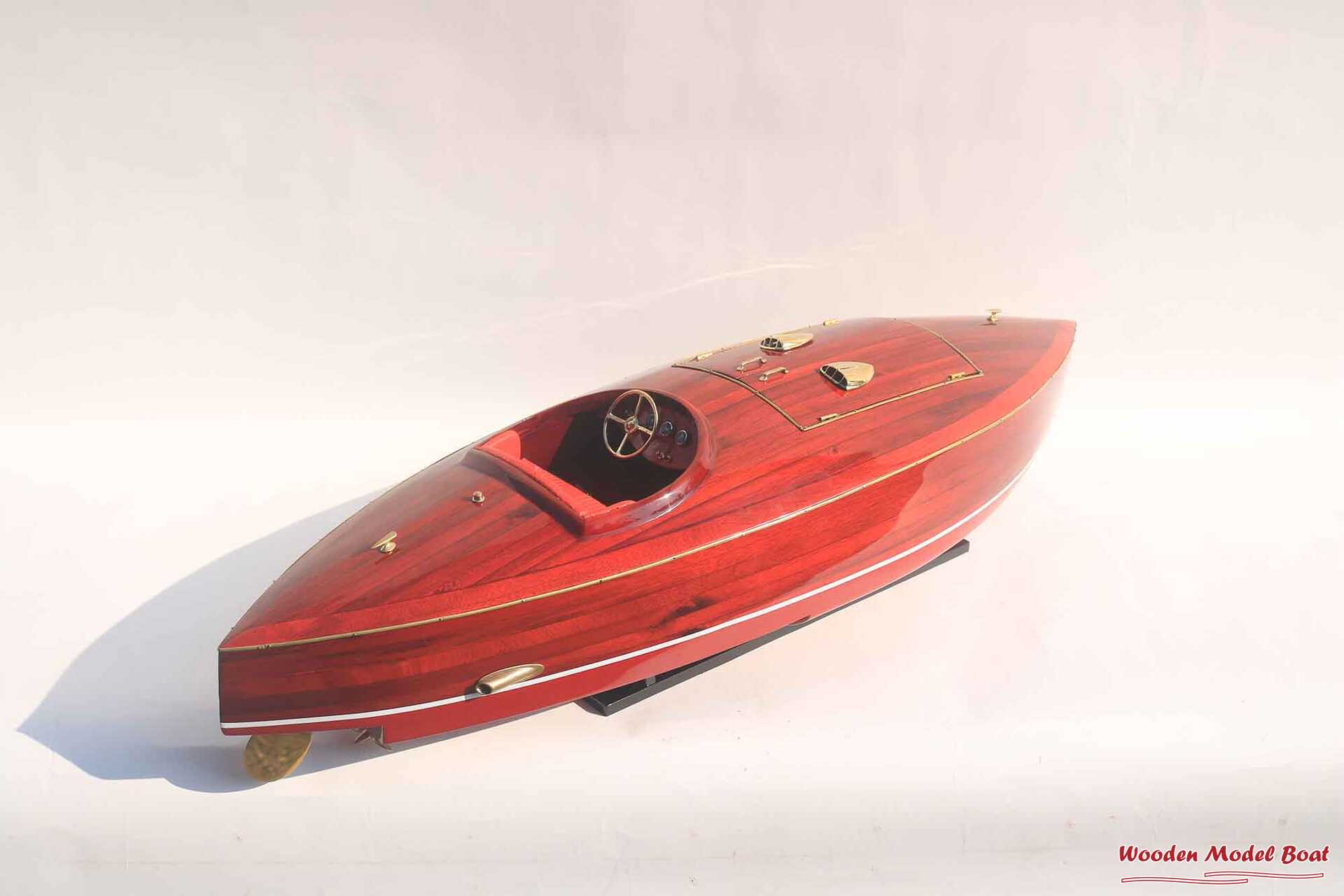 Flyer Racing Hydroplane 1936 Model Ship 35.4″