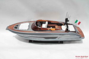 Riva 56 Rivale Speed Boat Model 10 WOODEN MODEL BOAT HANDICRAFT