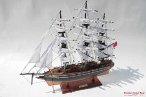 Cutty Sark Painted Tall Ship Model 8 Wooden Model Boat Handicraft