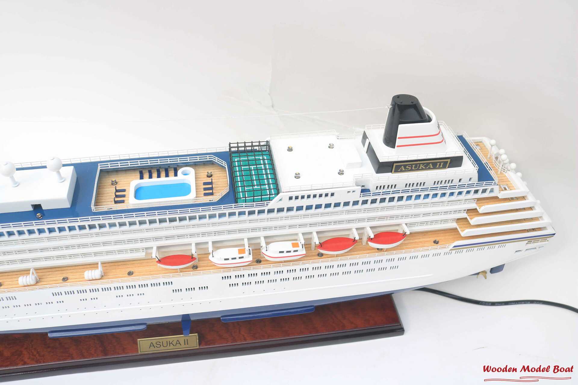 IMG_6866 Wooden Model Boat Handicraft