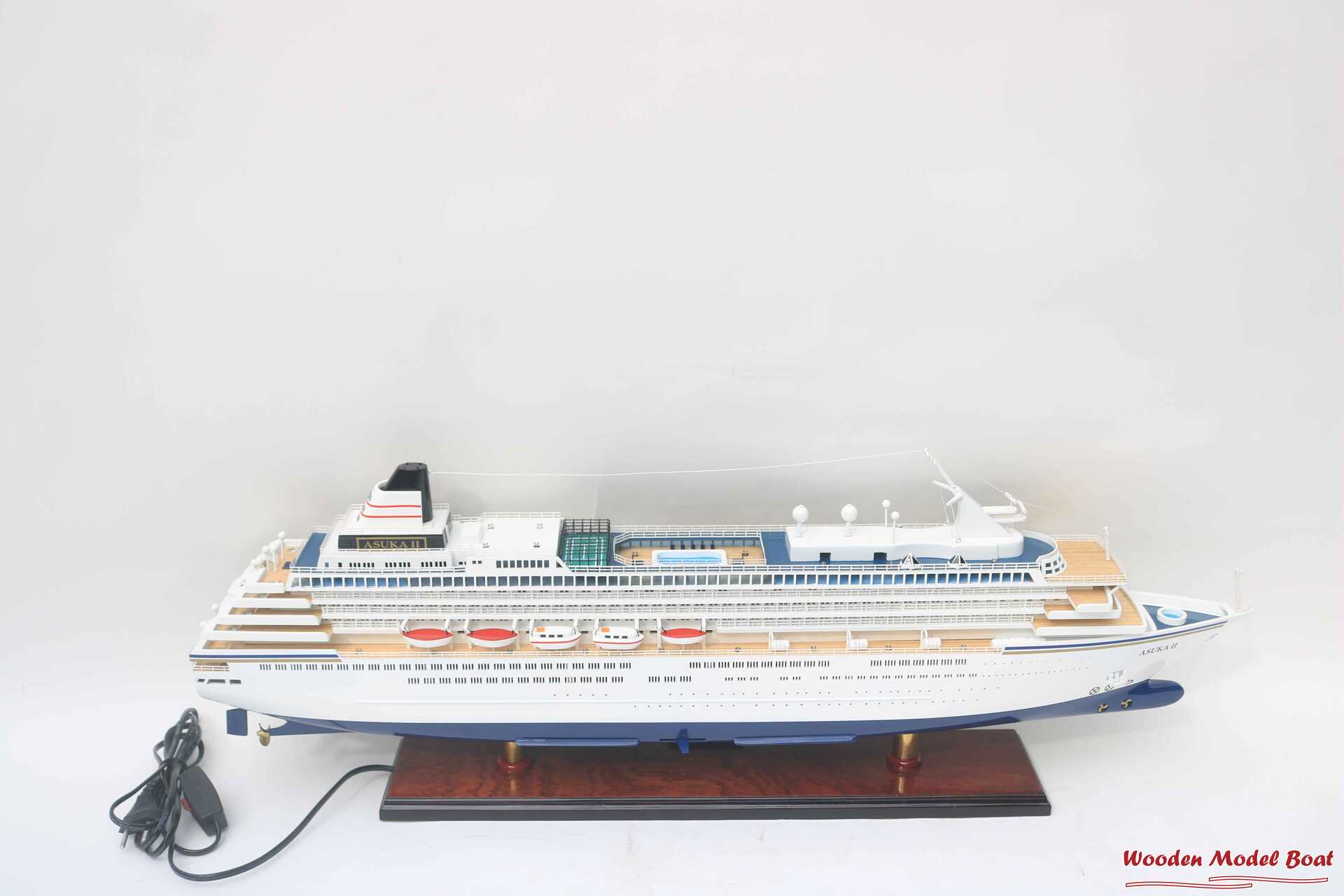 IMG_6870 Wooden Model Boat Handicraft