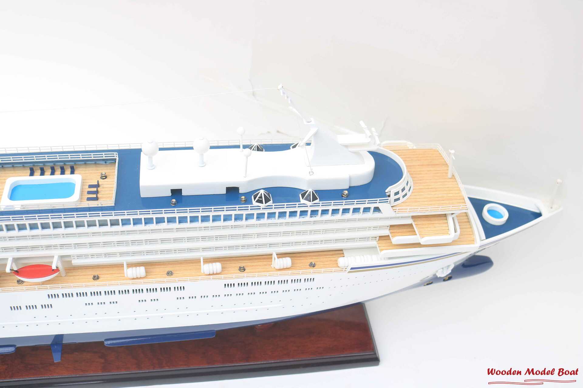IMG_6880 Wooden Model Boat Handicraft