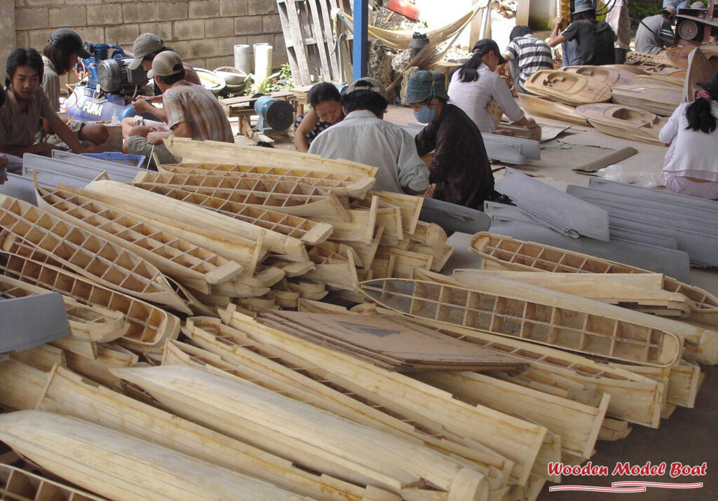 boat model factory Wooden Model Boat Handicraft