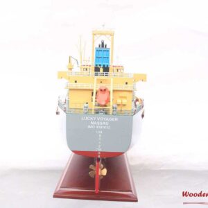 Lucky Voyager Commercial Ship Model 1 Wooden Model Boat Handicraft