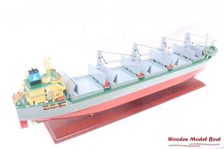 Lucky Voyager Commercial Ship Model 2 Wooden Model Boat Handicraft