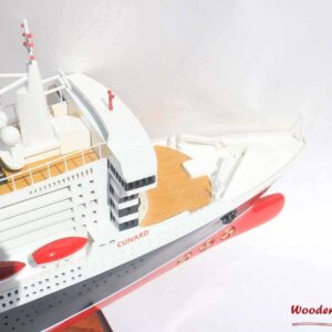 Rms Queen Mary 2 Cruise Liner Model 2 Wooden Model Boat Handicraft