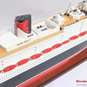 Rms Queen Mary 2 Cruise Liner Model 3 Wooden Model Boat Handicraft