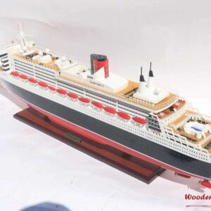 Rms Queen Mary 2 Cruise Liner Model 7 Wooden Model Boat Handicraft