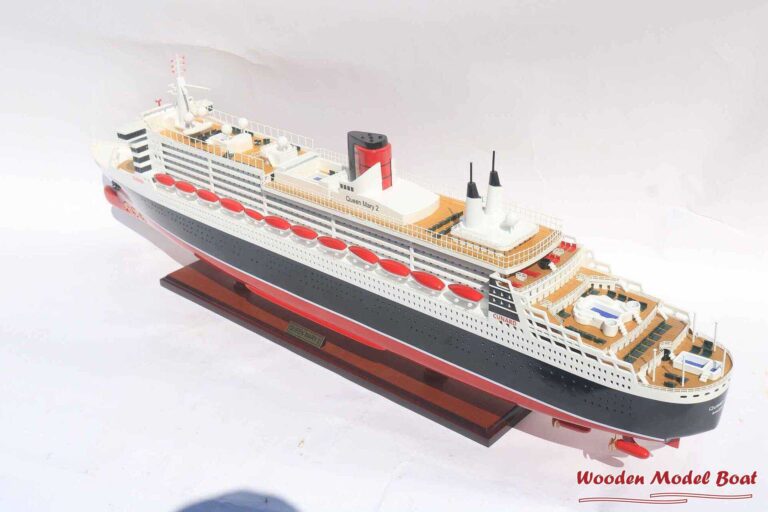 Rms Queen Mary 2 Cruise Liner Model 7 Wooden Model Boat Handicraft