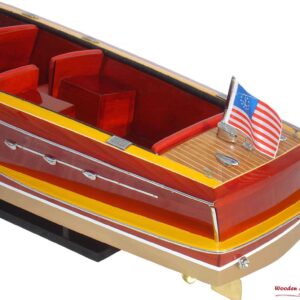 1959 Chris Craft Continental Speed Boat Model 37 1 Wooden Model Boat Handicraft