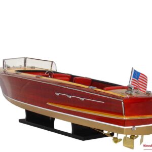 1959 Chris Craft Continental Speed Boat Model 37 3 Wooden Model Boat Handicraft