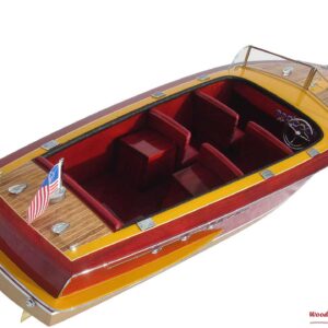 1959 Chris Craft Continental Speed Boat Model 37 4 Wooden Model Boat Handicraft