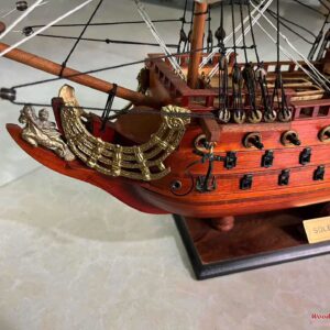 French Ship Soleil Royal Model 2 Wooden Model Boat Handicraft