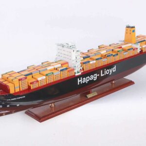Hapag Lloyd Colombo Express Container Ship Model 10 Wooden Model Boat Handicraft