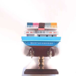 Macstar Lines Ninh Binh Container Ship Model 3 Wooden Model Boat Handicraft