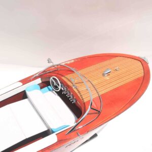 1969 – 1983 Riva Olympic Speed Boat Model 2 Wooden Model Boat Handicraft