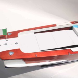 1969 – 1983 Riva Olympic Speed Boat Model 3 Wooden Model Boat Handicraft
