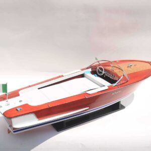 1969 – 1983 Riva Olympic Speed Boat Model 4 Wooden Model Boat Handicraft
