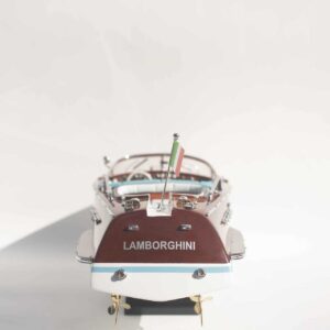 Super Riva Lamborghini Speed Boat Model 2 Wooden Model Boat Handicraft