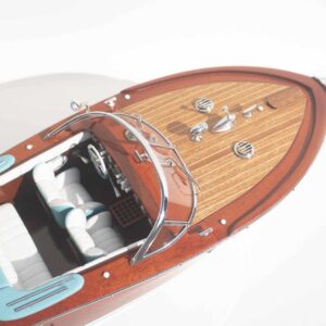 Super Riva Lamborghini Speed Boat Model 3 Wooden Model Boat Handicraft