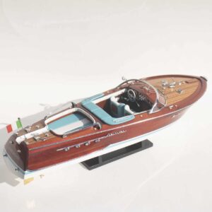 Super Riva Lamborghini Speed Boat Model 7 Wooden Model Boat Handicraft