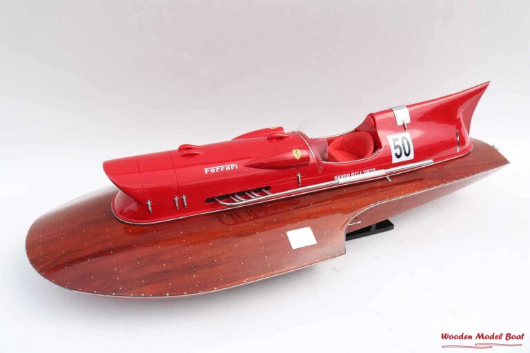 Ferrari Hydroplane 1954 Speed Boat Model