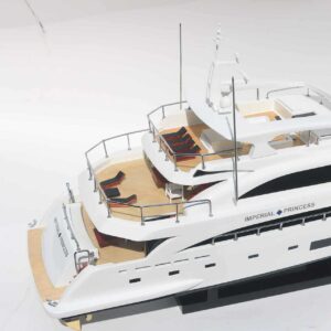 Imperial Princess Modern Yacht Model 3 Wooden Model Boat Handicraft