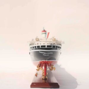 Ss Andrea Doria Ocean Liner Model 2 Wooden Model Boat Handicraft