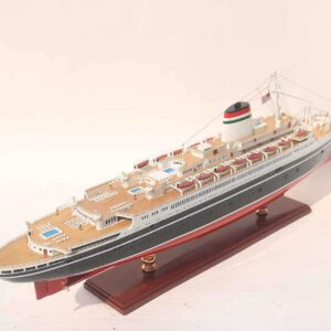 Ss Andrea Doria Ocean Liner Model 6 Wooden Model Boat Handicraft