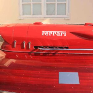 Ferrari Hydroplane 1954 XXL Boat Model 2 Wooden Model Boat Handicraft