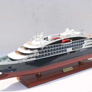 Ponant Explorer Cruise Ship Model 10 Wooden Model Boat Handicraft