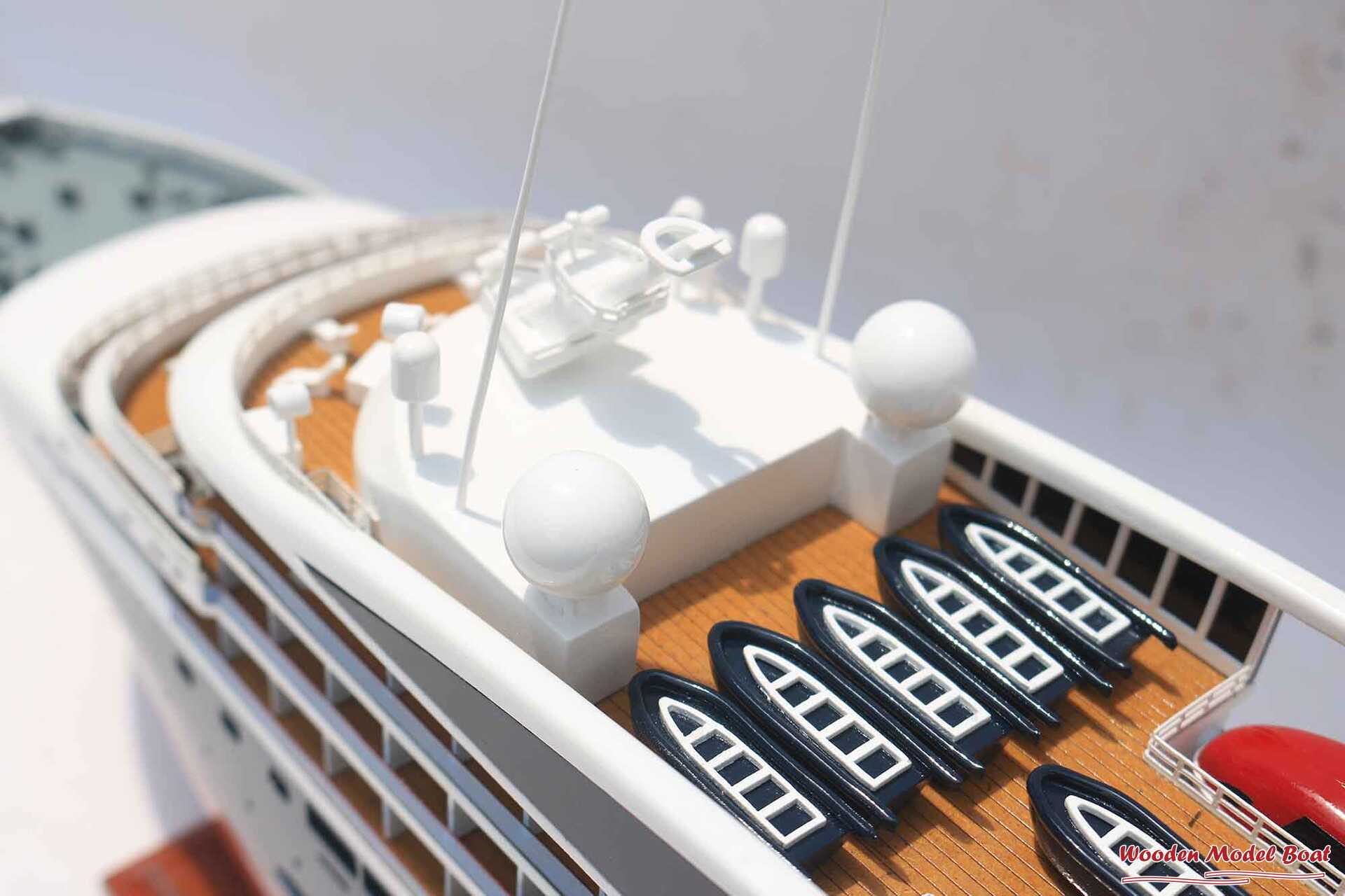 Ponant Explorer Ocean Liner Model (10) Wooden Model Boat Handicraft Ponant Explorer Ocean Liner Model 10 Wooden Model Boat Handicraft