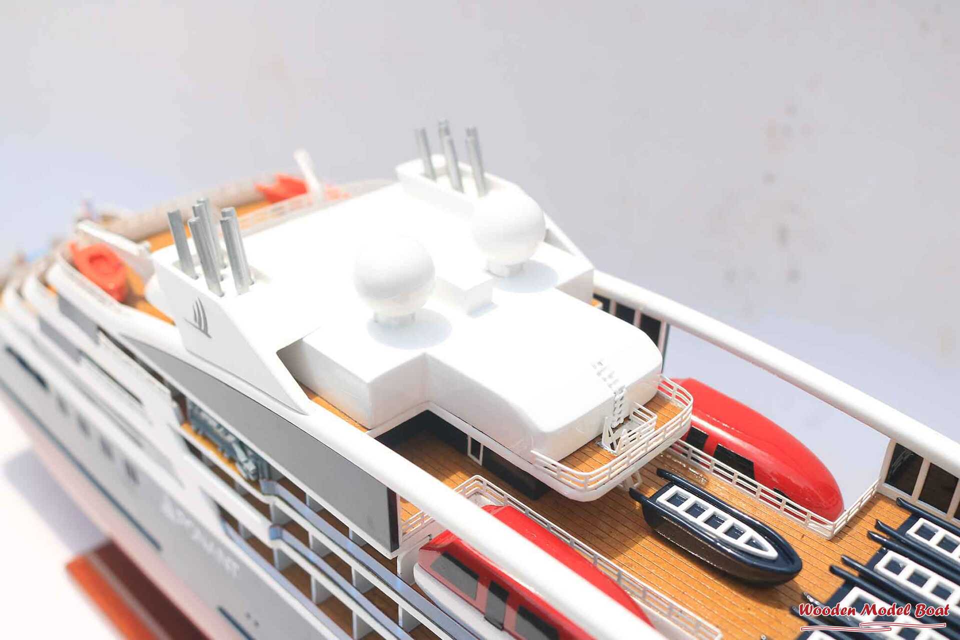 Ponant Explorer Ocean Liner Model (4) Wooden Model Boat Handicraft Ponant Explorer Ocean Liner Model 4 Wooden Model Boat Handicraft